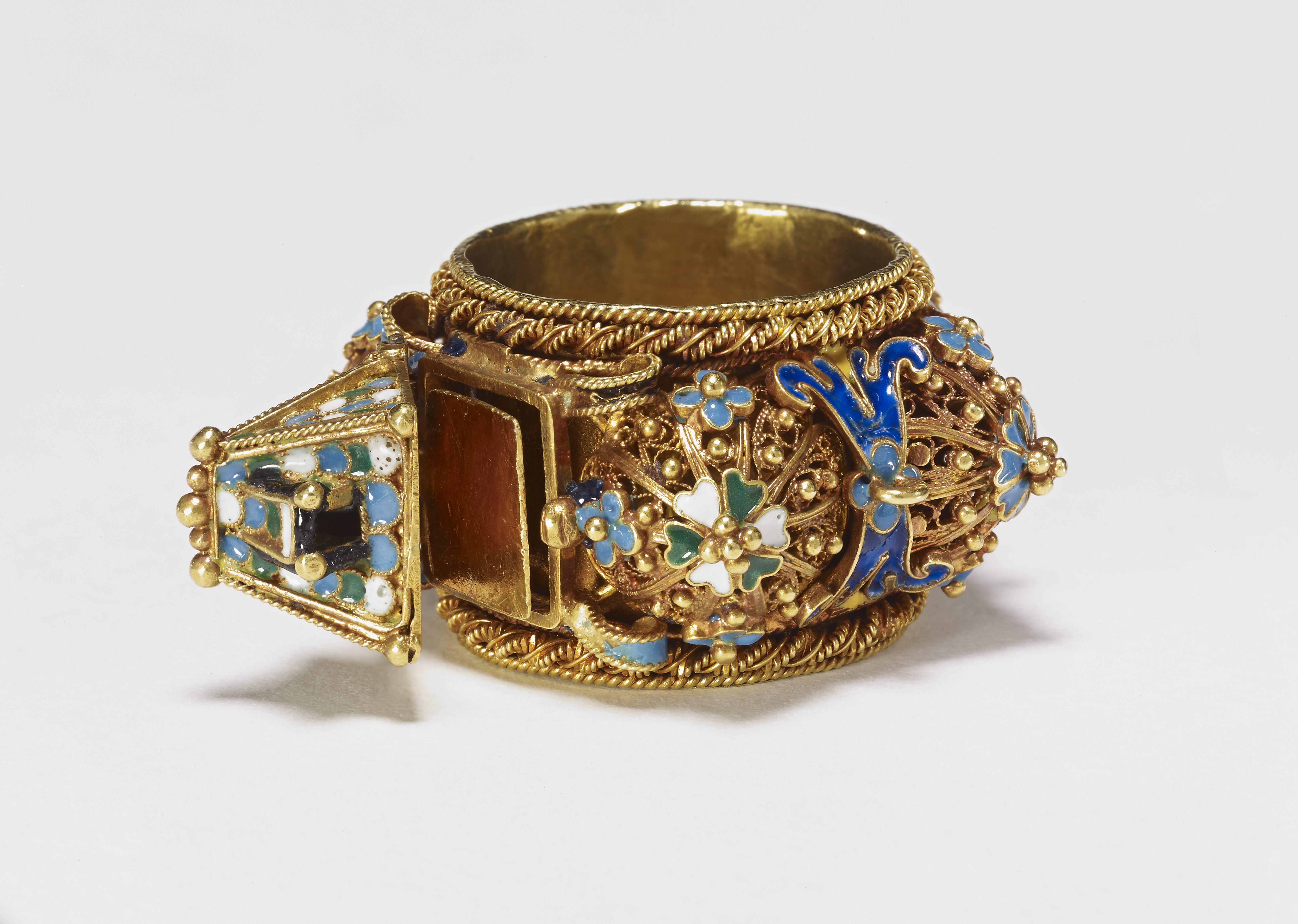 White Gold Embossed Ani L'dodi Wedding Ring | Baltinester Jewelry